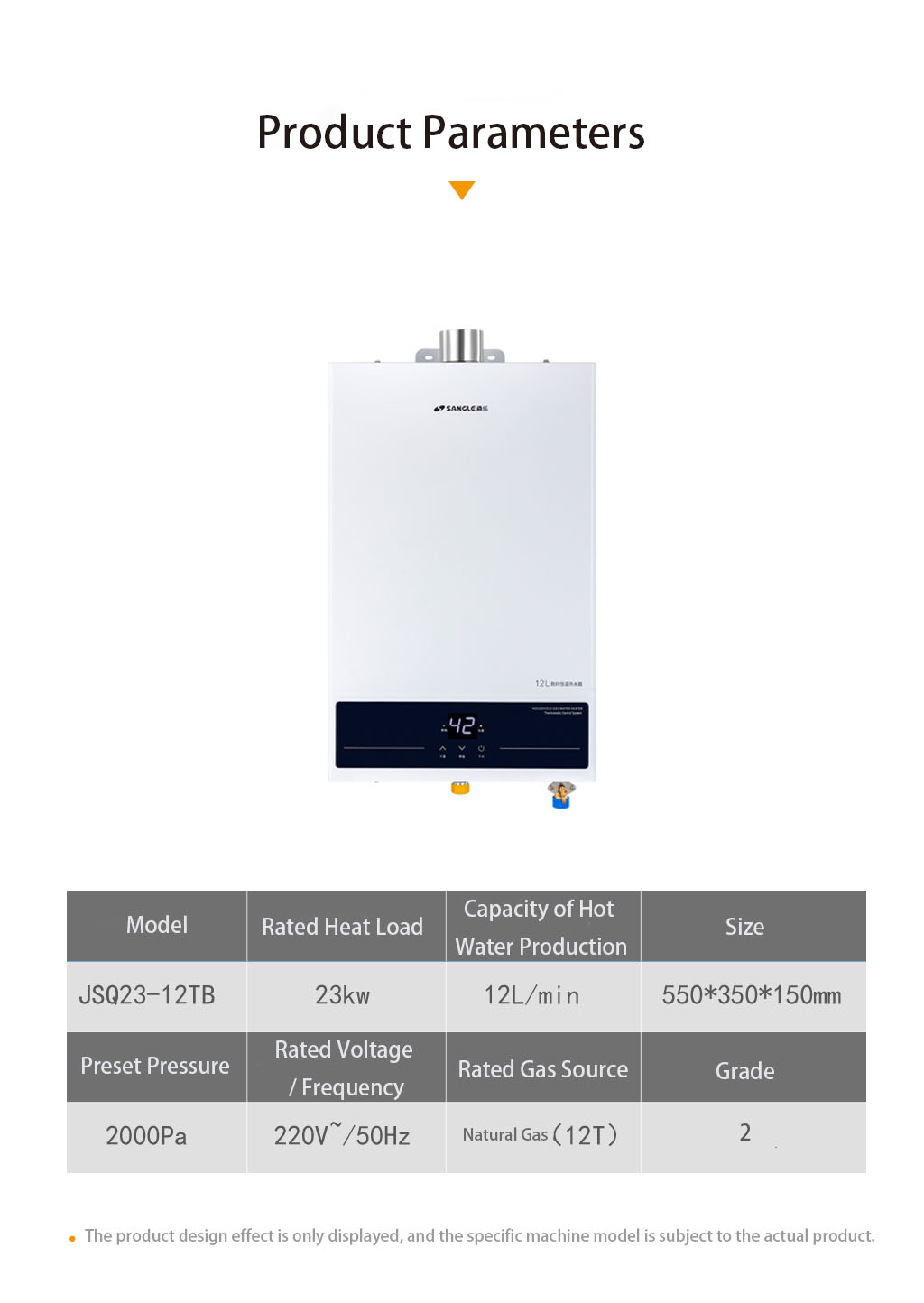 Gas Water Heater JSQ23-12TB