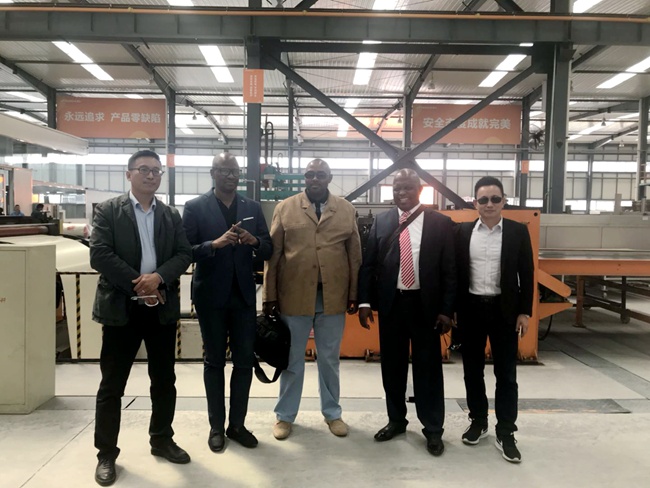 SOUTH AFRICAN CUSTOMERS CAME TO VISIT SANGLE GROUP