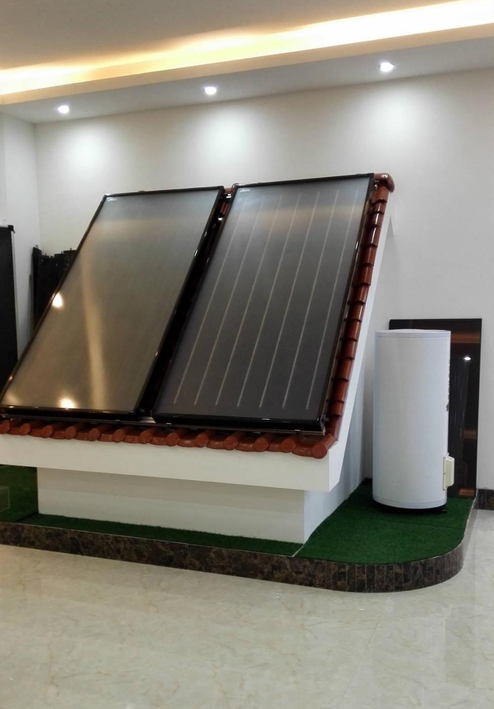 Split Pressurized Flat Plate Solar Water Heater for Villa